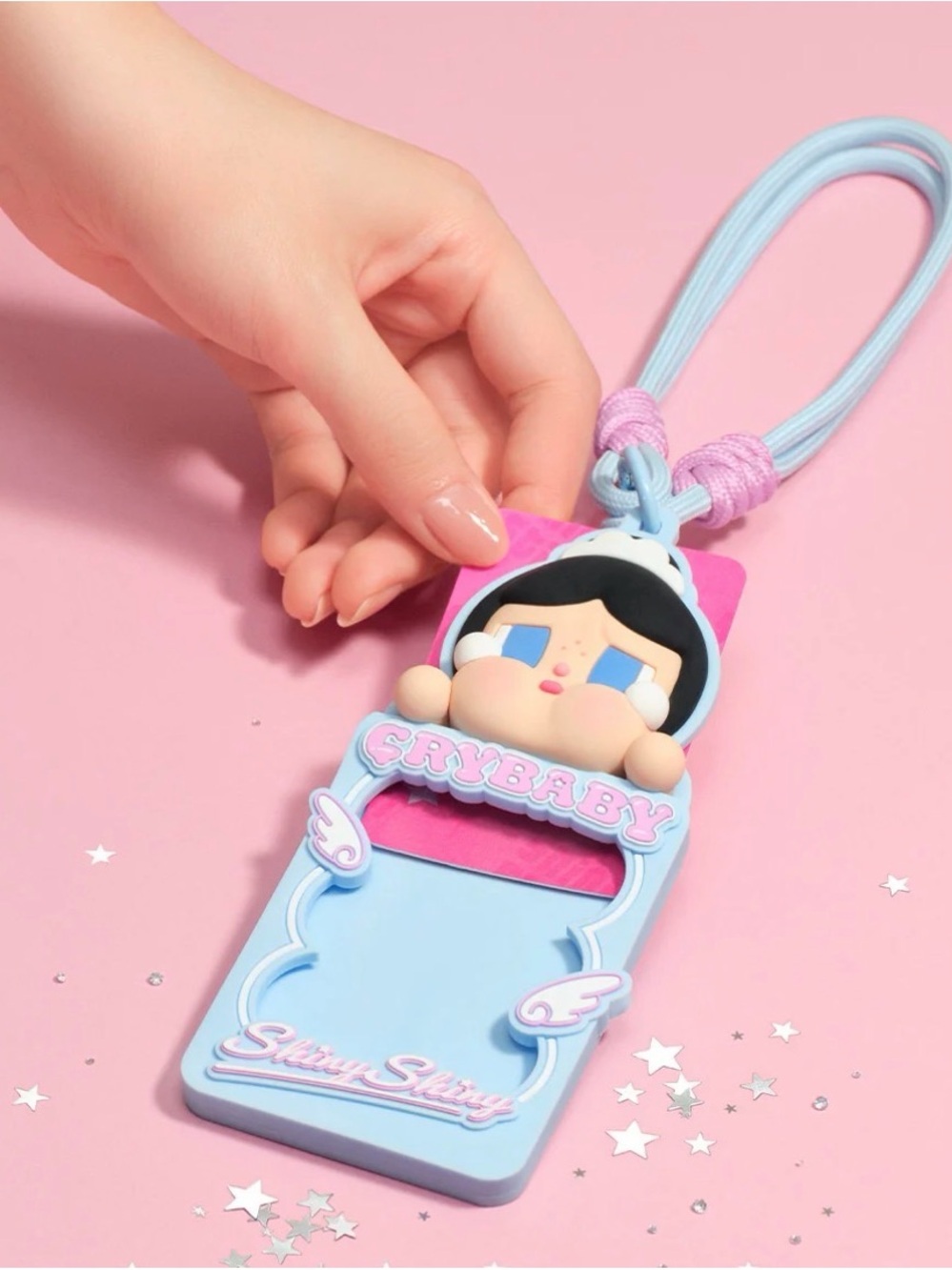 Cry baby card holder